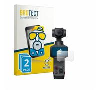 BROTECT Protector Pantalla para Insta360 Luna Pro | 2 Unidades Mate Protección Pantalla Made in Germany Película Anti-Reflejos Anti-Huellas
