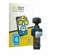 BROTECT Protector Pantalla para Insta360 Luna Pro | 6 Unidades Mate Protección Pantalla Made in Germany Película Anti-Reflejos Anti-Huellas