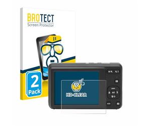 BROTECT Protector Pantalla para Kodak Pixpro FZ55 Protector Transparente (2 Unidades) Anti-Huellas