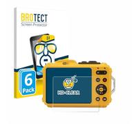 BROTECT Protector Pantalla para Kodak Pixpro WPZ2 Protector Transparente (6 Unidades) Anti-Huellas