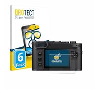 BROTECT Protector Pantalla para Leica M EV1 Protector Transparente (6 Unidades) Anti-Huellas