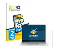 BROTECT Protector Pantalla para Microsoft Surface Laptop Go 3 Business Protector Transparente (2 Unidades) Anti-Huellas