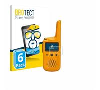 BROTECT Protector Pantalla para Motorola Talkabout T72 Protector Transparente (6 Unidades) Anti-Huellas