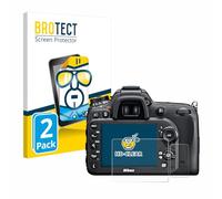 BROTECT Protector Pantalla para Nikon D7100 Protector Transparente (2 Unidades) Anti-Huellas