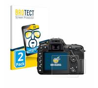 BROTECT Protector Pantalla para Nikon D7500 Protector Transparente (2 Unidades) Anti-Huellas