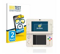 BROTECT Protector Pantalla para Nintendo New 3DS | 2 Unidades Transparente Protección Pantalla Made in Germany Película Claro Anti-Arañazos Case-Friendly