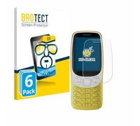 BROTECT Protector Pantalla para Nokia 3210 Protector Transparente (6 Unidades) Anti-Huellas