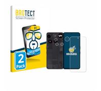 BROTECT Protector Pantalla para Nothing Phone (3) (Frontal+Cámara) Protector Transparente (2 Unidades) Anti-Huellas