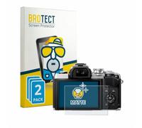 BROTECT Protector Pantalla para Olympus OM-D E-M10 Mark III | 2 Unidades Mate Protección Pantalla Made in Germany Película Anti-Reflejos Anti-Huellas