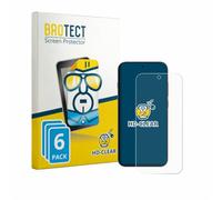 BROTECT Protector Pantalla para Oppo Reno 16 F | 6 Unidades Transparente Protección Pantalla Made in Germany Película Claro Anti-Arañazos Case-Friendly