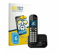 BROTECT Protector Pantalla para Panasonic KX-TGC460 | 6 Unidades Transparente Protección Pantalla Made in Germany Película Claro Anti-Arañazos Case-Friendly