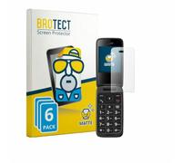 BROTECT Protector Pantalla para Panasonic KX-TU410 | 6 Unidades Mate Protección Pantalla Made in Germany Película Anti-Reflejos Anti-Huellas