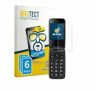BROTECT Protector Pantalla para Panasonic KX-TU410 Protector Transparente (6 Unidades) Anti-Huellas