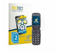 BROTECT Protector Pantalla para Panasonic KX-TU550 | 2 Unidades Transparente Protección Pantalla Made in Germany Película Claro Anti-Arañazos Case-Friendly