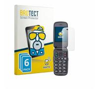BROTECT Protector Pantalla para Panasonic KX-TU550 | 6 Unidades Mate Protección Pantalla Made in Germany Película Anti-Reflejos Anti-Huellas