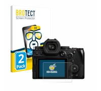 BROTECT Protector Pantalla para Panasonic Lumix DC-S5II Protector Transparente (2 Unidades) Anti-Huellas