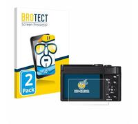 BROTECT Protector Pantalla para Panasonic Lumix DC-TZ99 Protector Transparente (2 Unidades) Anti-Huellas