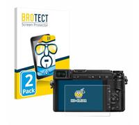 BROTECT Protector Pantalla para Panasonic Lumix DMC-GX80 Protector Transparente (2 Unidades) Anti-Huellas