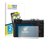 BROTECT Protector Pantalla para Panasonic Lumix DMC-TZ70 Protector Transparente (2 Unidades) Anti-Huellas