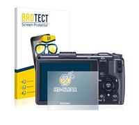 BROTECT Protector Pantalla para Ricoh GR Digital III (2009-2011) Protector Transparente (2 Unidades) Anti-Huellas