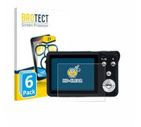 BROTECT Protector Pantalla para Rollei Compactline 880 Protector Transparente (6 Unidades) Anti-Huellas