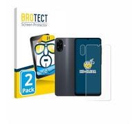 BROTECT Protector Pantalla para Samsung Galaxy A07 (Frontal+Cámara) Protector Transparente (2 Unidades) Anti-Huellas