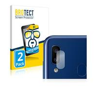 BROTECT Protector Pantalla para Samsung Galaxy A20e (SÓLO Cámara) Protector Transparente (2 Unidades) Anti-Huellas