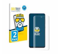BROTECT Protector Pantalla para Samsung Galaxy S21 FE 5G | 2 Unidades Transparente Protección Pantalla Made in Germany 3D Curvo Claro Película Completa