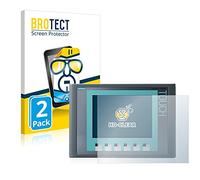 BROTECT Protector Pantalla para Siemens Simatic HMI KTP 600 Basic Color PN Protector Transparente (2 Unidades) Anti-Huellas