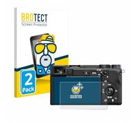 BROTECT Protector Pantalla para Sony Alpha 6400 | 2 Unidades Mate Protección Pantalla Made in Germany Película Anti-Reflejos Anti-Huellas