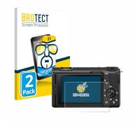 BROTECT Protector Pantalla para Sony Alpha ZV-E10 II | 2 Unidades Transparente Protección Pantalla Made in Germany Película Claro Anti-Arañazos Case-Friendly
