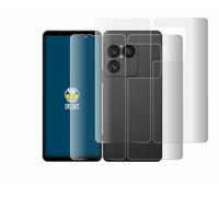 BROTECT Protector Pantalla para Sony Xperia 1 VIII | (Frontal+Trasero) 2 Unidades Transparente Protección Pantalla Made in Germany 3D Curvo Claro Película Completa