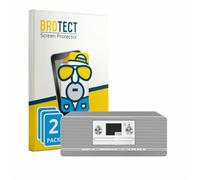 BROTECT Protector Pantalla para TechniSat Digitradio 372 CD | 2 Unidades Mate Protección Pantalla Made in Germany Película Anti-Reflejos Anti-Huellas