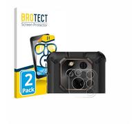 BROTECT Protector Pantalla para Ulefone RugOne Xever 7 Pro (SÓLO Cámara) Protector Transparente (2 Unidades) Anti-Huellas