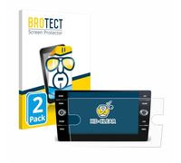 BROTECT Protector Pantalla para Volkswagen T6 2021 Discover Media 8" Protector Transparente (2 Unidades) Anti-Huellas