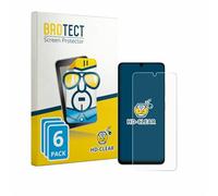 BROTECT Protector Pantalla para ZTE Blade A36 | 6 Unidades Transparente Protección Pantalla Made in Germany Película Claro Anti-Arañazos Case-Friendly