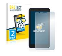 BROTECT Protector Pantalla para ZTE Blade L9 Protector Transparente (2 Unidades) Anti-Huellas