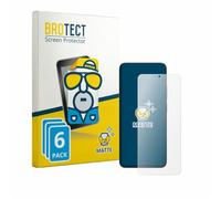 BROTECT Protector Pantalla para ZTE Blade V80 Max | 6 Unidades Mate Protección Pantalla Made in Germany Película Anti-Reflejos Anti-Huellas