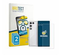 BROTECT Protector Pantalla para ZTE Nubia Red Magic 11 Air (Frontal+Cámara) Protector Transparente (2 Unidades) Anti-Huellas