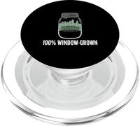 Brotes de Tarro de albañil de jardín Urbano 100% cultivados en Ventanas PopSockets PopGrip para MagSafe