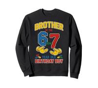 Brother 67 Meme Cumpleaños 7 años Bloques de construcción Ladrillos Sudadera