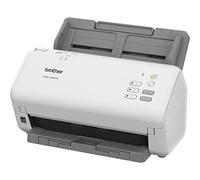 Brother ADS-4300N - Escáner Profesional de Escritorio con velocidades de escaneo rápidas, dúplex y Red, Color Blanco