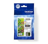 Brother Black Cyan Magenta And Yellow Ink Cartridges Multipack Each Cartridge Prints Up To 1500 Pages For Cmy And 3000 For K - Dr Ve (lc422xlvaldr)