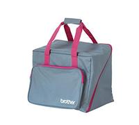 Brother - Bolsa para overlock, Color Gris y Rosa