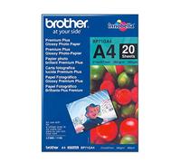 Brother BP71GA4 - Pack de 20 hojas de papel fotográfico Glossy Premium A4 (260 g/m2)