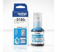 Brother BTD180C. Botella de Tinta Cian Original, para la impresoras DCPT580DW, DCPT583DW y DCPT780DW. Duración Estimada: hasta 5.000 páginas