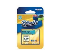 BROTHER BZ Tape Cassette Blue Yellow, MK531B (8mx12mm None Laminate for P-Touch)