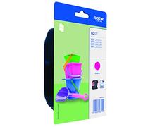 Brother Cartucho de Tinta Compatible LC221M Magenta Azul