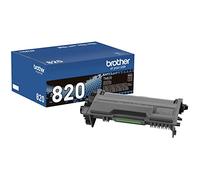 Brother Cartucho de tóner original, TN820, tóner negro de repuesto, rendimiento de páginas de hasta 3.000 páginas, cartucho de reposición Amazon Dash, paquete de 3