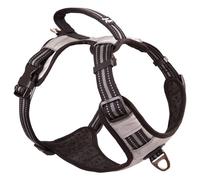Brother Cat Dog Arnés Gris/Negro, Acolchada,Ajustable,Hundetool
